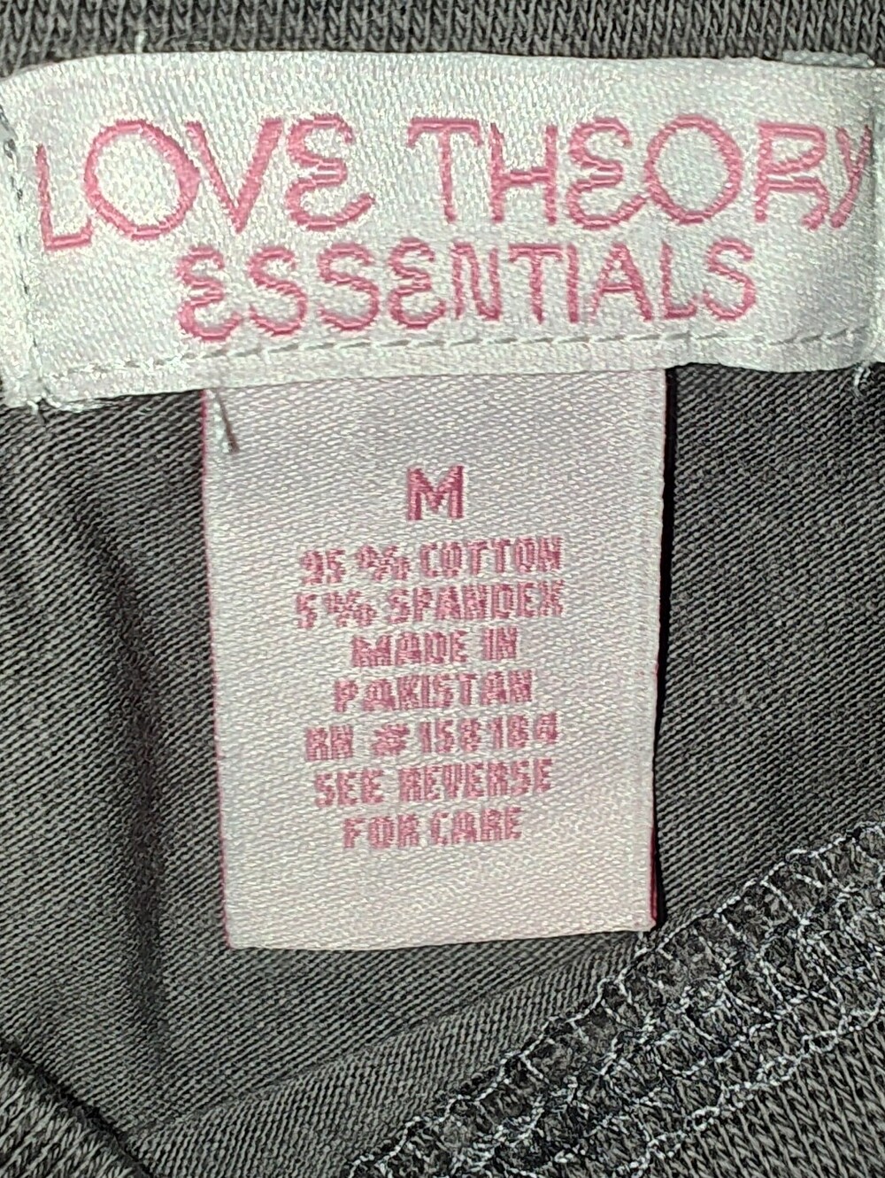 Love Theory Essentials Gray Cute  Kitten Graphic Cropped Tee Baby Tee Y2K Size M - Picture 5 of 5